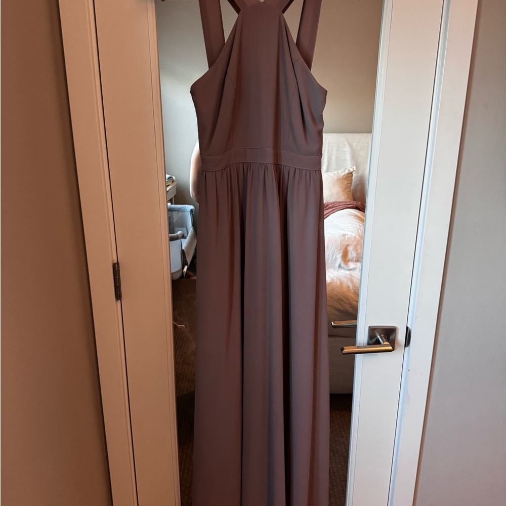 Lulums Mauve bridesmaid Sleeveless Dress